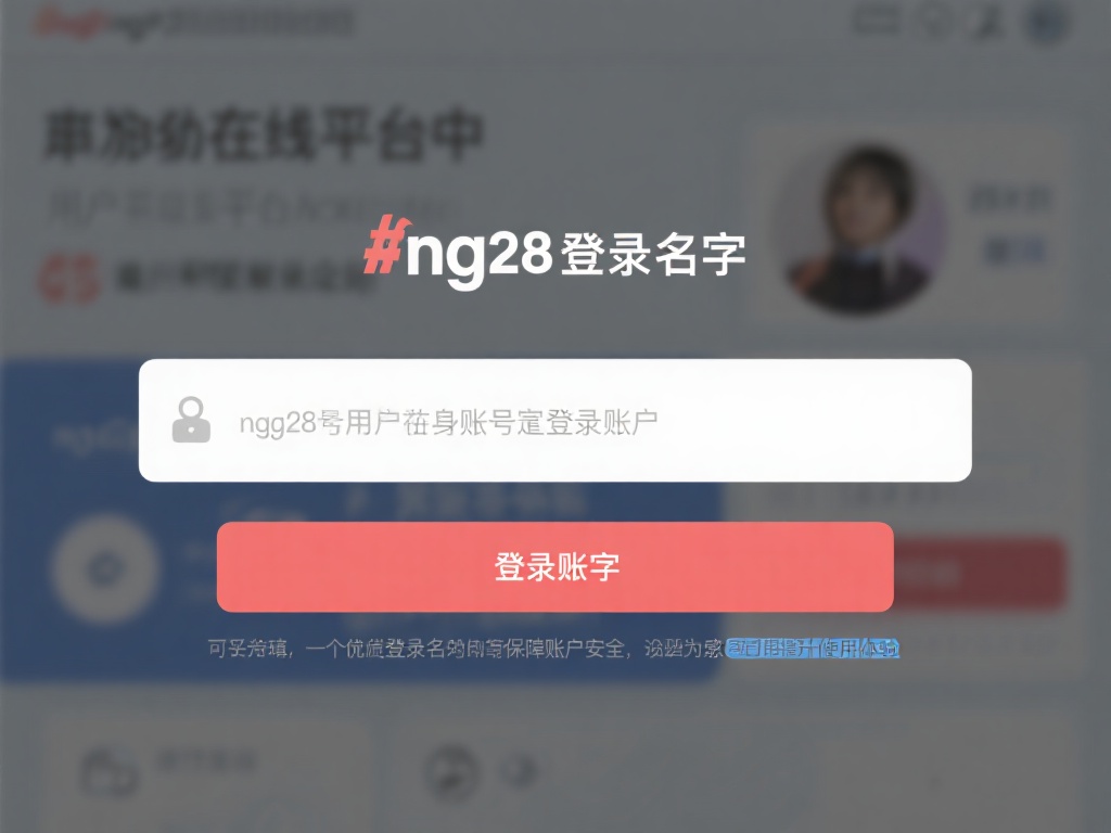 如何正确设置和使用NG28平台登录用户名 什么是ng28的登录名字
在众多在线平台中,用户