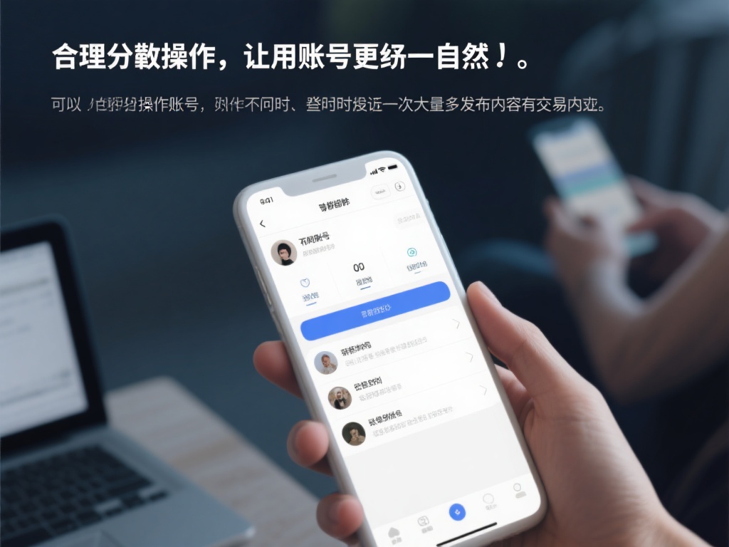 【合理分散操作】：为了让账号更“自然”，可以有规律
